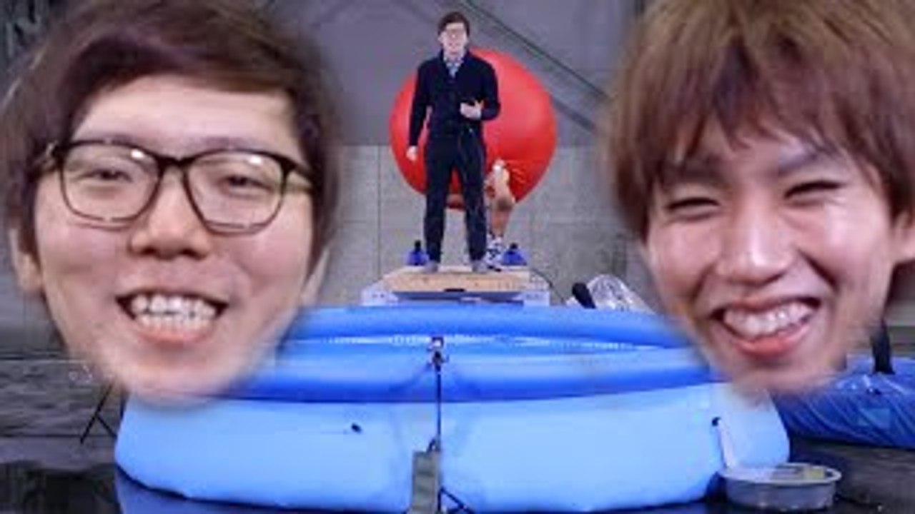 負けたらプールにドボン!? ヒカキン&はじめしゃちょーで妖怪ウォ�