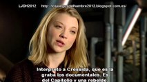 The Hunger Games: Mockingjay Part 1 - Natalie Dormer Interview (2014)  Subtitulado Español