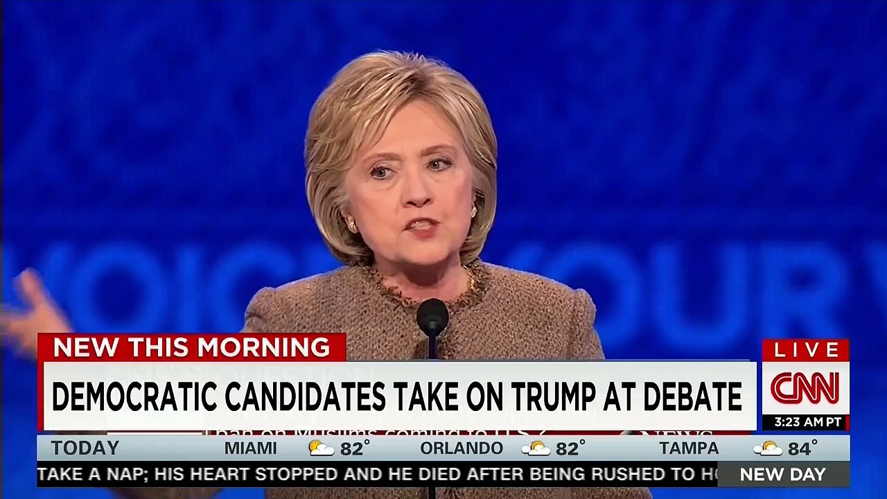 Hillary Clinton not claiming that ISIS is using Donald Trump in its recruiting videos