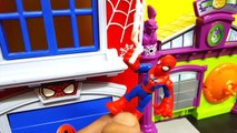 Imaginext Playskool Spider-man Captain America Green Goblin wake Spiderman up Marvel