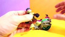 Teenage Mutant Ninja Turtles Donatello Motorcycle Imaginext Batman TMNT Minions