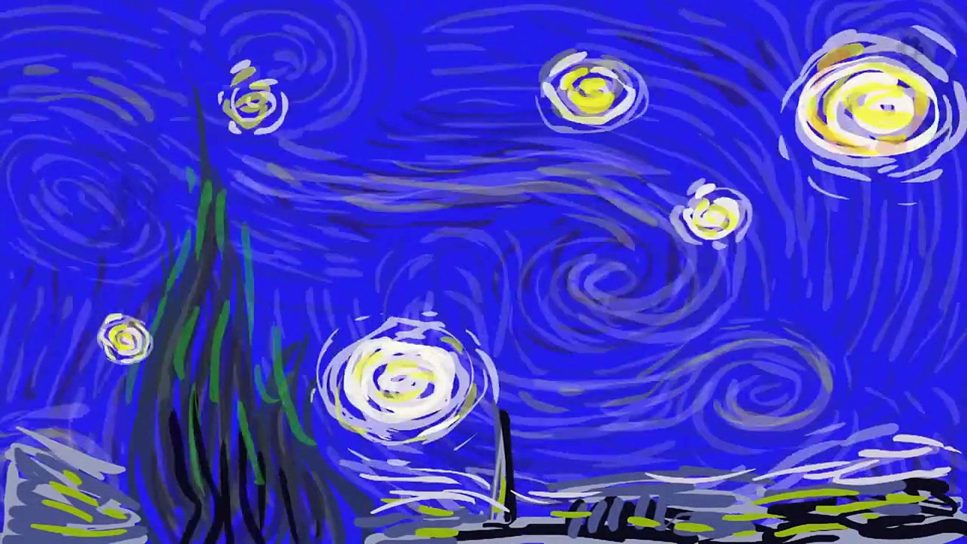 ⁣Математика на картине Ван Гога «Звёздная ночь»