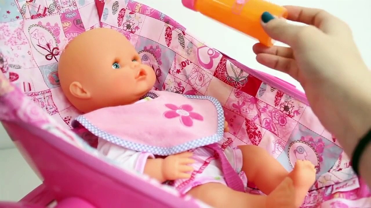 ❤ Nenuco Baby Doll Drinks Milk Baby Born Maxicosi Seat Newborn Видео куклой для девочек いす