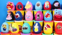 Surprise Eggs Peppa Pig Angry Birds Disney Princess Frozen Spiderman Minnions Huevos Sorpr