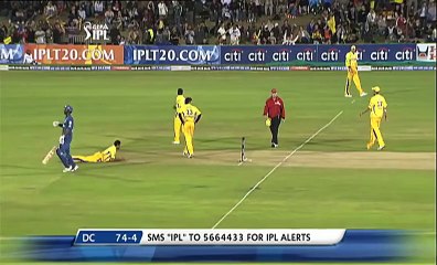 Funny missed run-out
