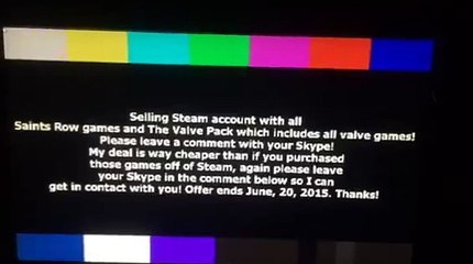 Steam Account FOR SALE!! Saints Row and Valve Pack included!
