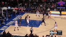 Kristaps Porzingis huge put back DUNK on Lamarcus Aldridge