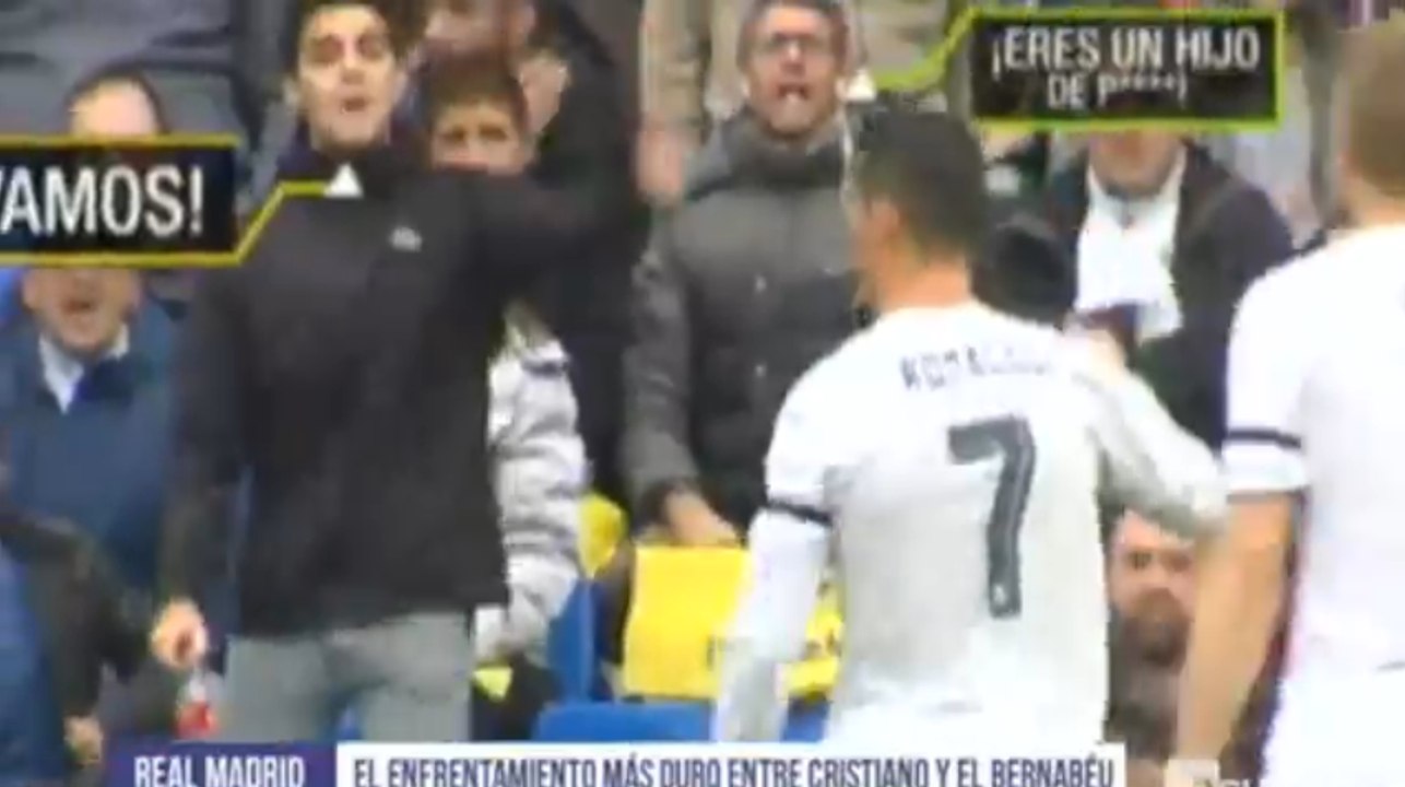 Así fue el enfrentamiento más duro entre Cristiano Ronaldo y la grada