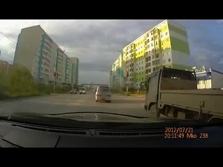 ДТП Мотоцикл vs Микроавтобус