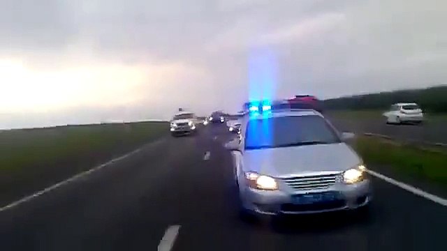 Погоня ДПС за ИЖом