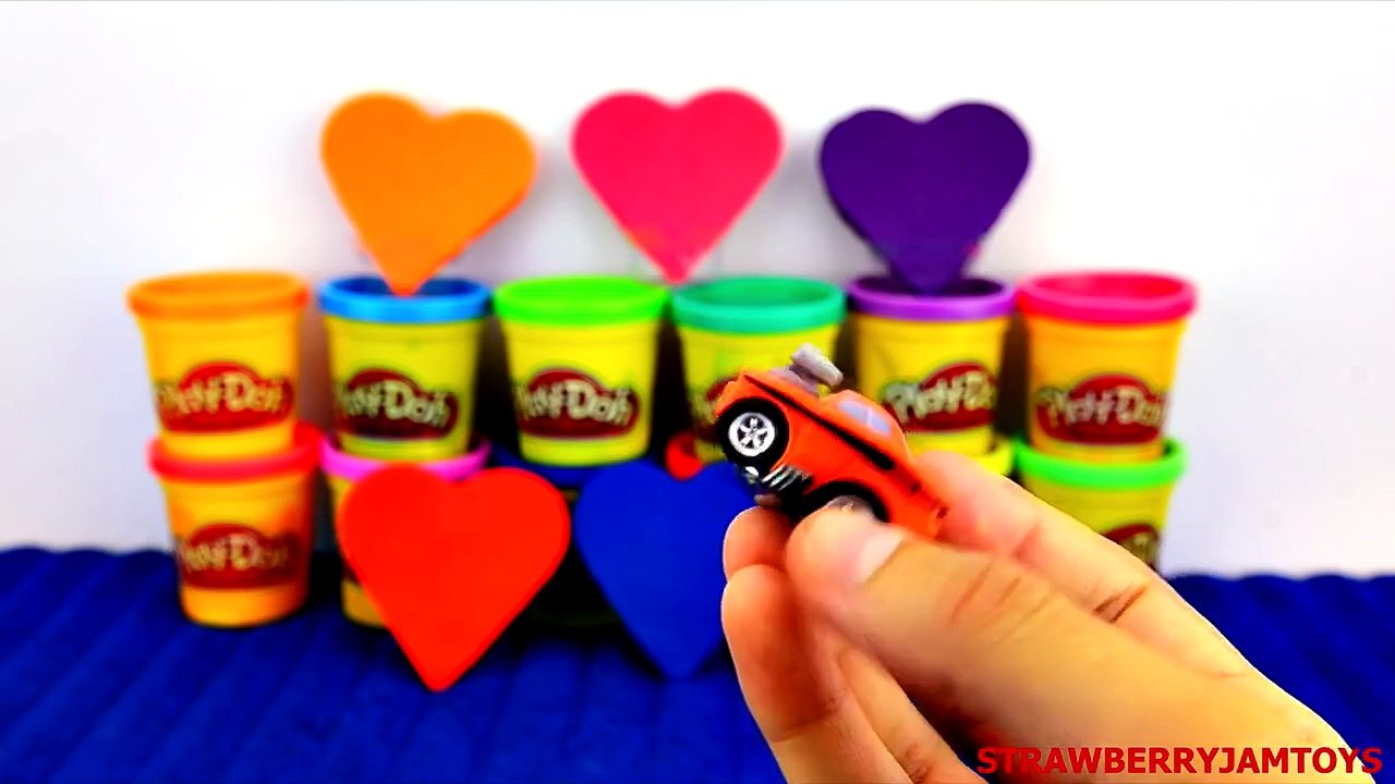 Happy Valentine's Day! Play Doh Hearts Thomas and Friends Peppa Pig Cars 2 Kinder Surprise Eggs