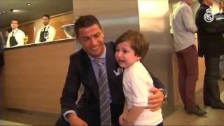 Dream come true for Haidar as he meets Cristiano Ronaldo