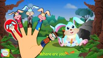 Rabbit (Bunny) Finger Family | Nursery Rhymes For Children