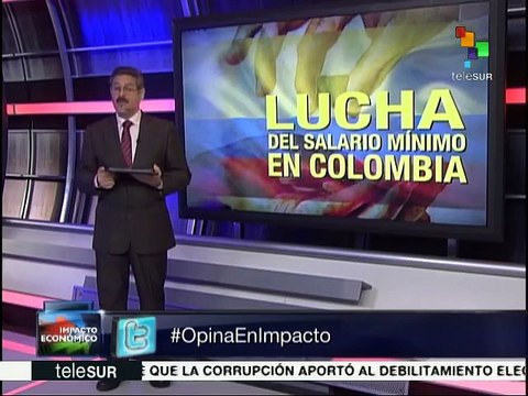 Colombia: continúa negociación para establecer salario mínimo en 2016