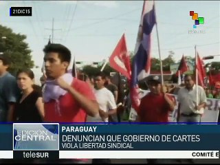 Download Video: Paraguay: Organizaciones sindicales inician segunda huelga general