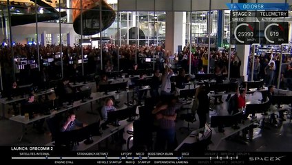 SpaceX's Falcon 9 First Stage Lands Successfully - HD