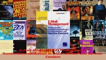 Lesen  EMailManagement Professionelle Kundenkommunikation in Unternehmen und ServiceCentern Ebook Frei