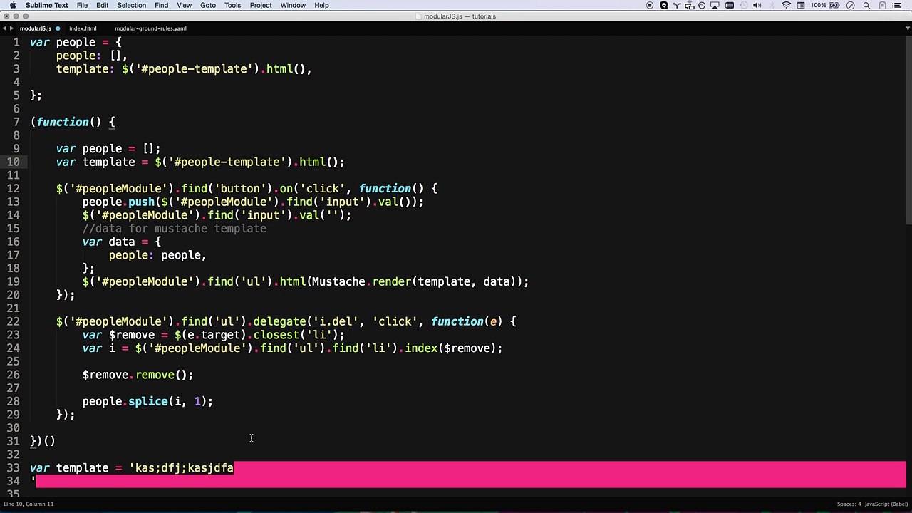 Amazify - Modular Javascript #2 - Converting jQuery to an Object Literal Module