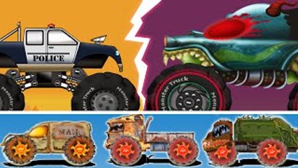 Beware Of The Ghost Vehicles | Haunted House Monster Truck | Episode 6