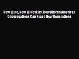 New Wine New Wineskins: How African American Congregations Can Reach New Generations [Read]