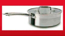 Best buy Covered Saucepan  Tfal C81124 Elegance Stainless Steel Dishwasher Safe 3Quart Source Pan with Glass Lid