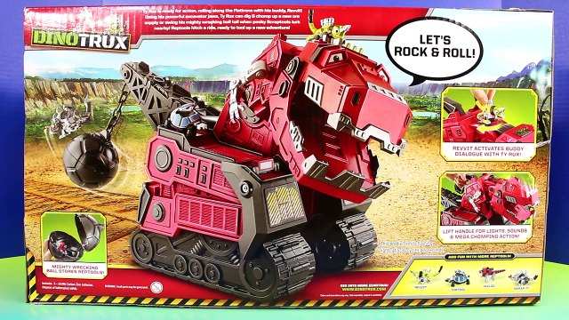 Dinotrux Mega Chompin Ty Rux Dino Revvit Reptool Search For Ore And Battle Imaginext T-Re