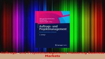 Download  Auftrags und Projektmanagement Mastering Business Markets Ebook Frei
