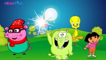 [For kids]Peppa Pig Five Finger Family Nursery Rhymes 3D Cartoon Animation Nursery Song Fo