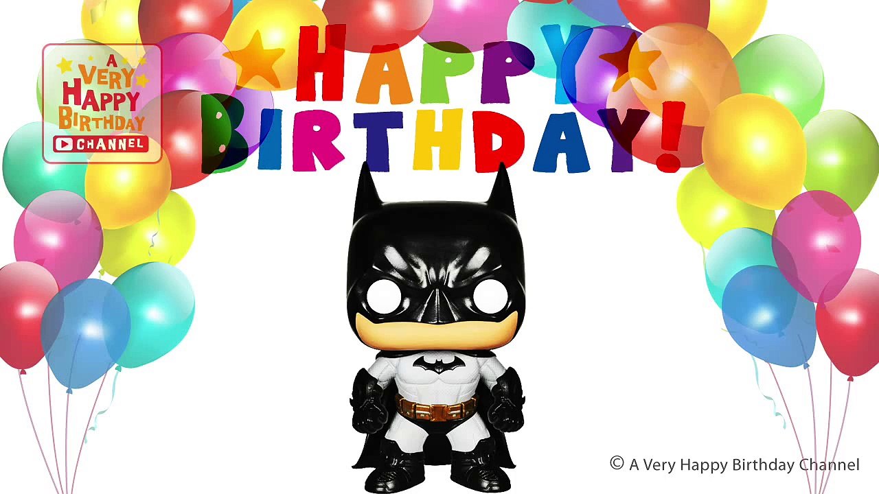 Spider-man Sings Happy Birthday Song Greetings - Marvel Heroes Theme Party Celebration