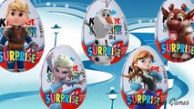 Kinder Surprise Eggs with finger family Abc song Frozen Minions Mickey Mouse Disney Cars