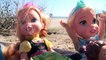 kids FROZEN ELSA BEACH Baby Elsa Baby Anna Kristoff Barbie Play Beach Play Doh Donuts Cupcakes