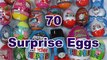 70 Surprise Eggs Kinder Surprise Thomas And Friends Play Doh Peppa Pig Disney Spider-Man J