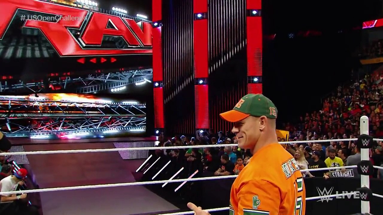 John Cena vs. Xavier Woods - United States Championship Match: Raw, Sept. 28, 2015