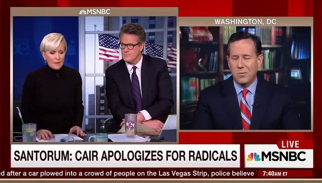 Mika Brzezinski Challenges Rick Santorum White Men with Guns in America Worse than Terrorists - Just[3]