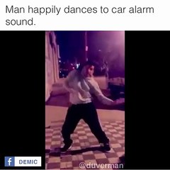 Dance On Cars Alarm -- Really Funny 2016