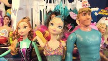 Barbie Elsa Ice Bucket Challenge Queen Elsa Gets The Ice Bucket ALS Frozen Family Barbie Videos