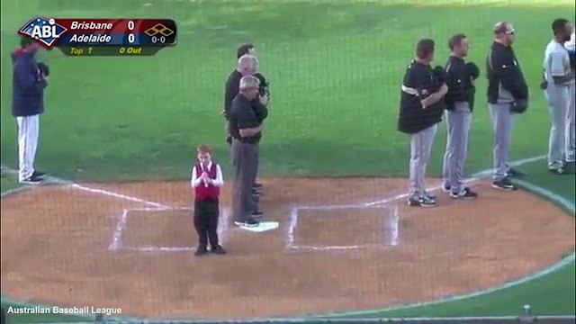 Adorable little boy battles hiccups as he sings national anthem :D funny viral video