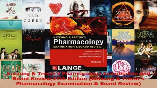 Katzung  Trevors Pharmacology Examination and Board Review11th Edition Katzung  Read Online