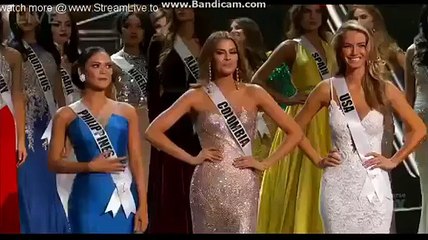 CROWNING MOMENT of Miss Universe 2015 (Philippines and Colombia)