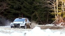 Skoda Fabia R5 Testing New R 5 drifting in the Snow