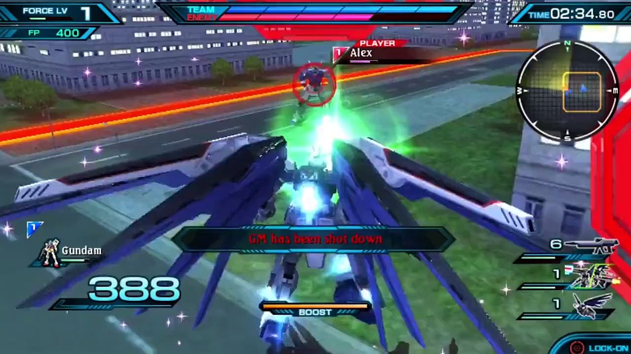 Mobile Suit Gundam Extreme VS-Force (VITA) - Trailer d'annonce