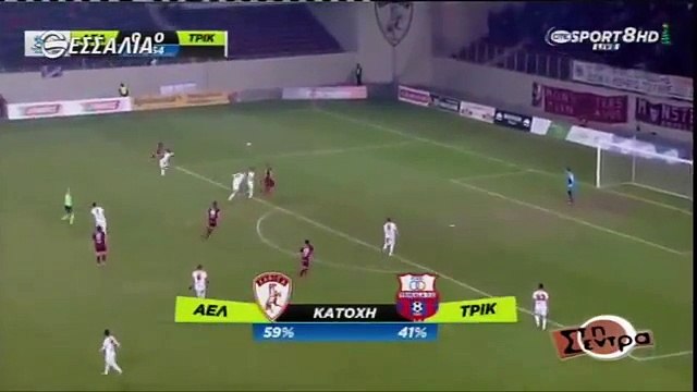 13η ΑΕΛ-Τρίκαλα 2-0 2015-16 Tv thessalia Στιγμιότυπα