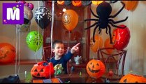 Хэллоуин празднуем с шариками и требуем конфеты Halloween celebrating _ demand candy