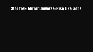 Star Trek: Mirror Universe: Rise Like Lions [Download] Online
