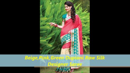 Raw Silk Sarees by nikvik.com