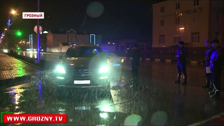 Кадырова оштрафовали за езду с непристегнутым ремнем