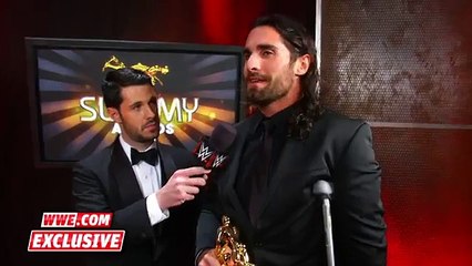 Superstar of the Year winner Seth Rollins talks about his rehab׃ Raw Fallout, Dec. 21, 2015