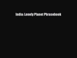 India: Lonely Planet Phrasebook [Read] Online