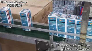 Shrink wrapping machine for carton box, box stacking wrapper