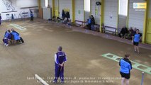 Premier tour, tir rapide double,  Club Elite Féminin J6, Digoin contre Fontaine, Sport-Boules, saison 2015-2016